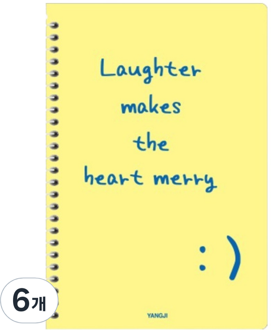 양지다이어리 스프링노트 대 2호, 6개, 랜덤발송