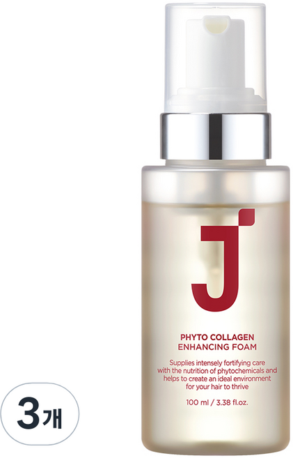 제이숲 피토 콜라겐 인핸싱 폼 헤어앰플, 100ml, 3개