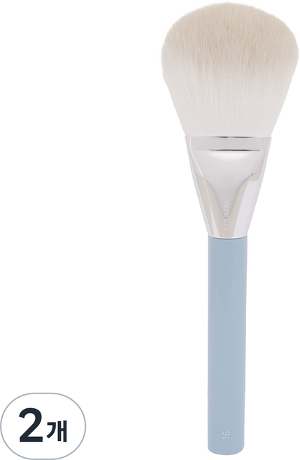 EQUMAL Easy Brush AA 16 修容臉部刷, 混合色, 2個