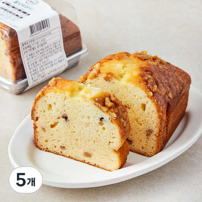 월넛파운드 조각, 240g, 1개입, 5개