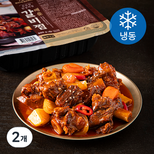 앵거스박 든든한 한상차림 매운갈비찜 (냉동), 800g, 2개