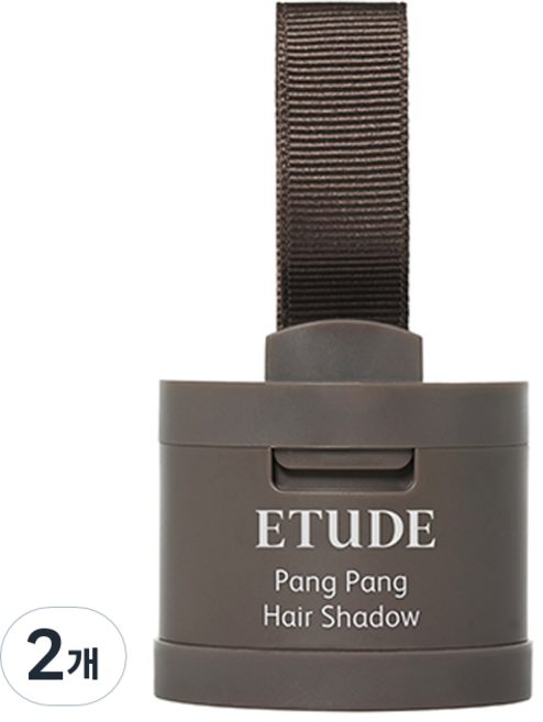 에뛰드 팡팡 헤어 섀도우 3.5g, 01 다크브라운, 2개