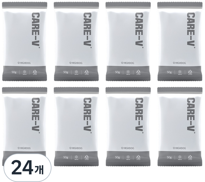 하이독 생후 3개월령 이상 강아지 케어브이 판크프 냉동 화식사료, 캥거루, 50g, 24개