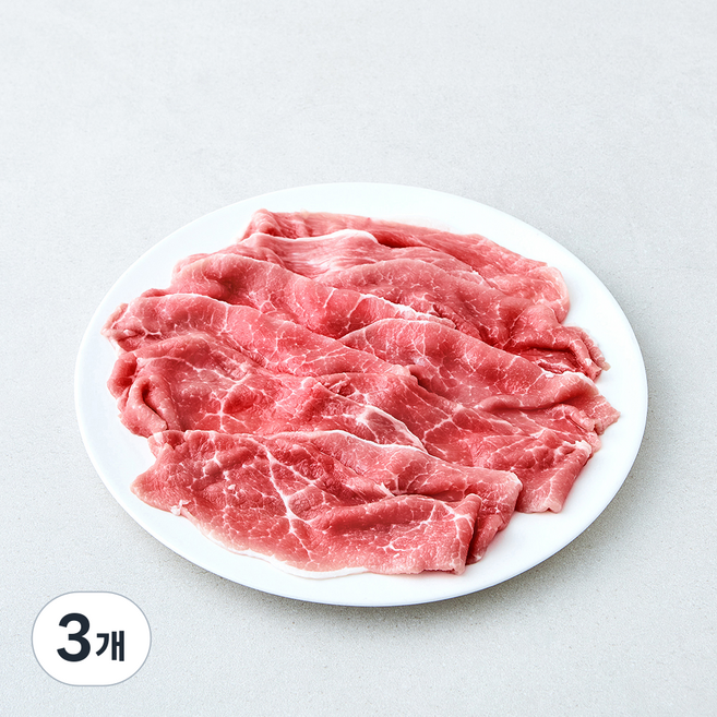 선진포크한돈 뒷다리 불고기용 (냉장), 3개, 500g