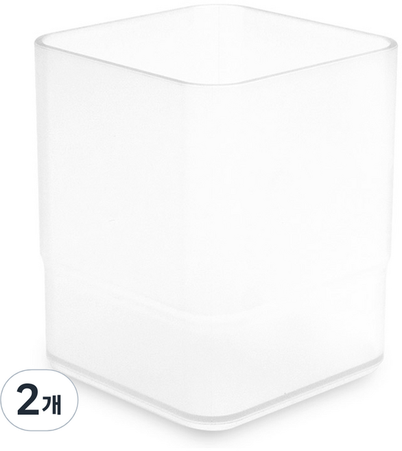 플라팜 컴팩트 다용도 픽스 정리함 1호, 화이트, 2개