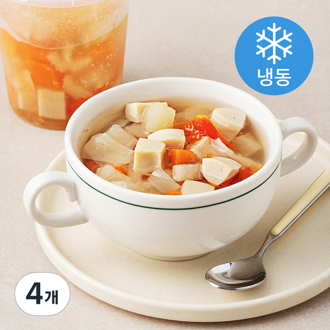 메디쏠라 치킨마녀스프 (냉동), 350g, 4개