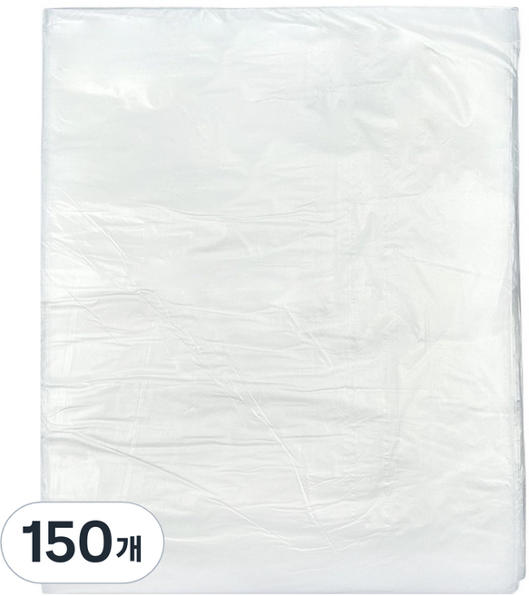월드크린 분리수거 배접 비닐봉투 백색, 60L, 150개