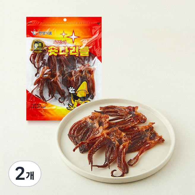 한양식품 오징어 숏다리, 2개, 130g