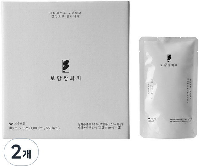 조은보담 쌍화차, 2개, 10개입, 100ml