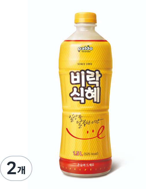 팔도 비락식혜, 1.5L, 2개