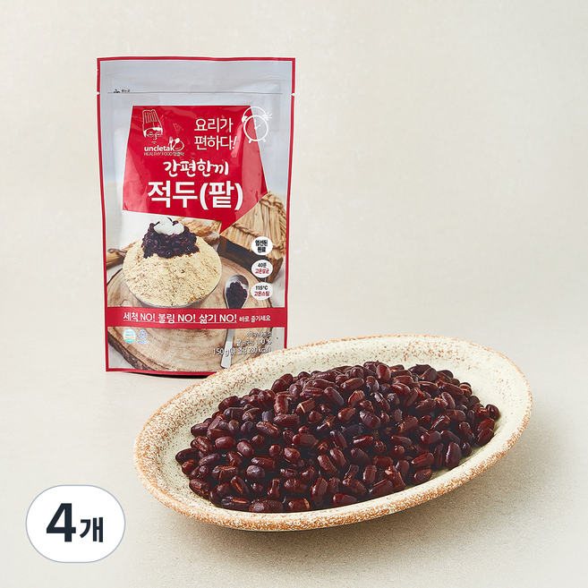 엉클탁 대구농산 간편한끼 팥, 4개, 150g