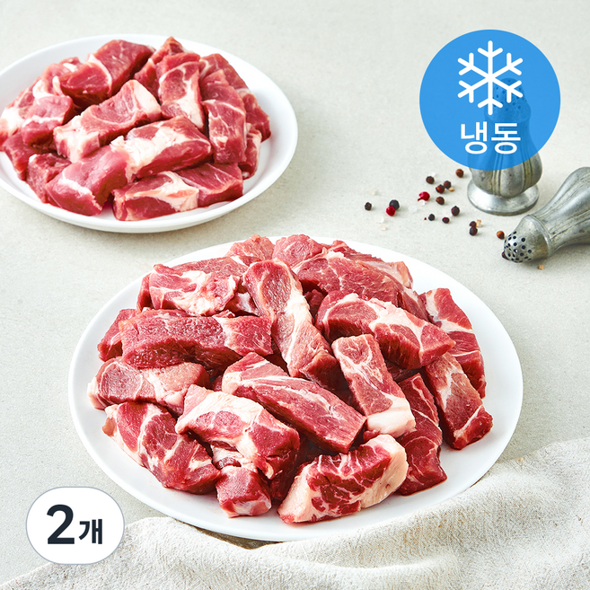 고급진 미국산 만능 목전지 구이 볶음 찌개용 8개입 (냉동), 2개, 2kg