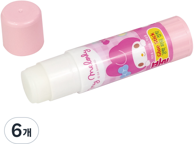 바이하츠 마이멜로디 고체풀, 6개, 21g
