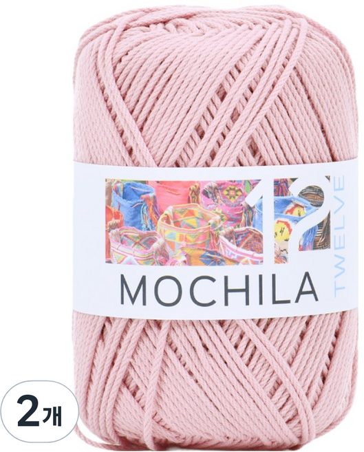모칠라 12 뜨개실, 33인디핑크, 2개