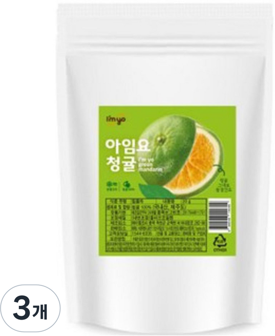 아임요 청귤 동결건조 과일, 20g, 3개