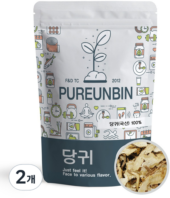 푸른빈 당귀, 2개, 200g