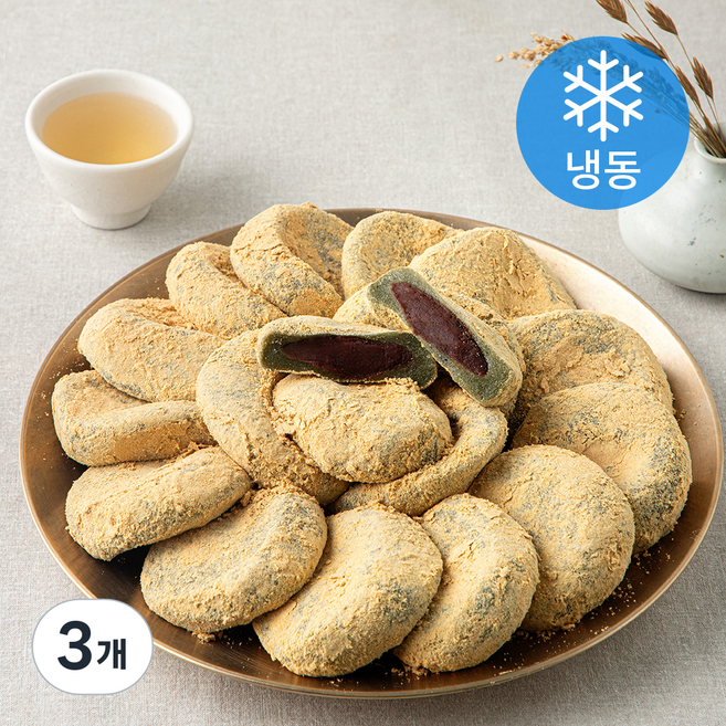 리타방앗간 콩쑥개떡 (냉동), 60g, 32개입, 3개