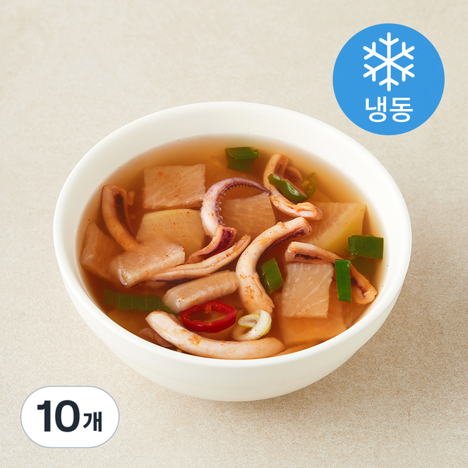 온해온 오징어 무국 (냉동), 165g, 10개