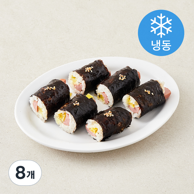 건강한끼 소시지 꼬마김밥 (냉동), 180g, 8개