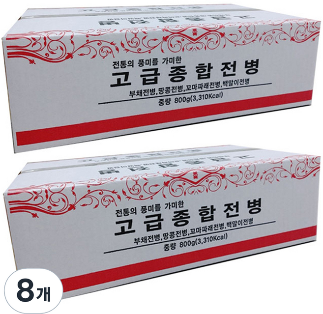 정다운식품 고급 종합 전병, 800g, 8개