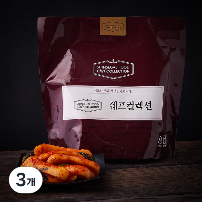 쉐프컬렉션 총각김치, 1kg, 3개