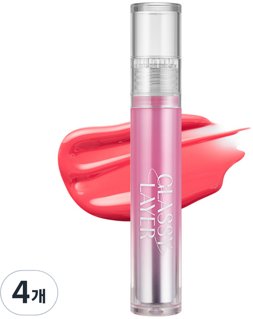 루나 글래시 레이어 틴트, 3g, 06 멜론 사워, 4개