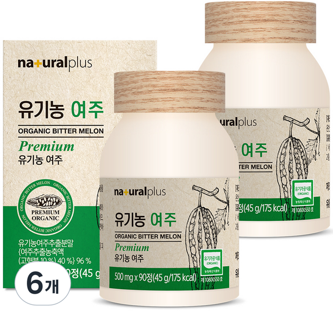 내츄럴플러스 여주 건강식품, 90정, 6개