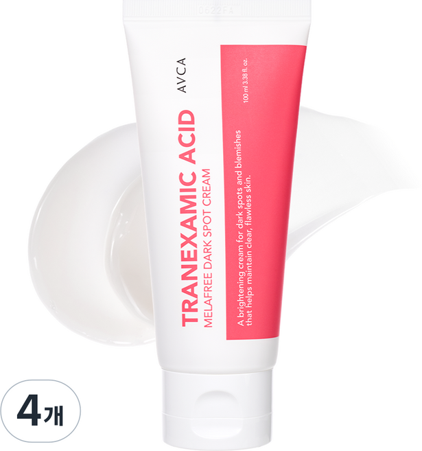 아브카 트라넥삼산 멜라프리 기미 잡티 크림, 4개, 100ml