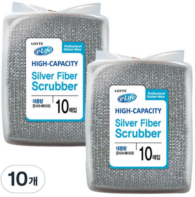 롯데이라이프 은사 수세미 대, 10개입, 10개