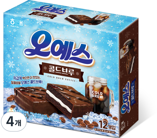 오예스 콜드브루 12p, 384g, 4개