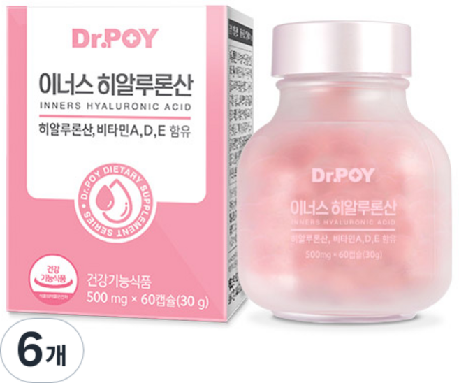 닥터포이 이너스 히알루론산 30g, 60정, 6개