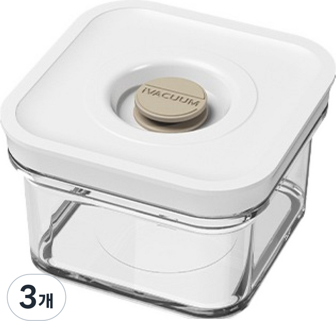로이첸 아이바큠 진공용기 티니, 3개, 390ml