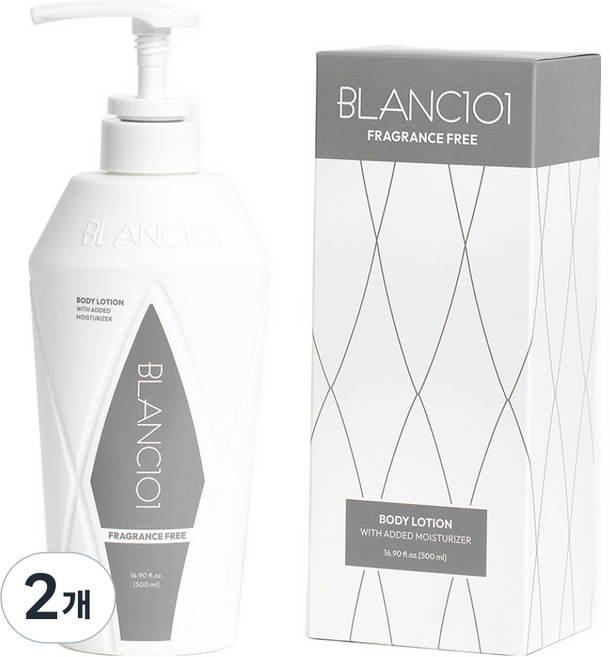 BLANC101 無香身體乳, 2個, 500ml