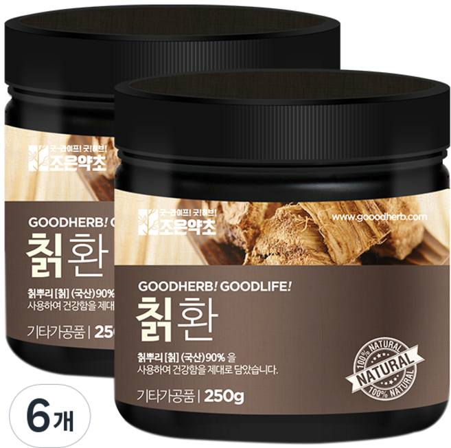 조은약초 프리미엄 칡환, 6개, 250g