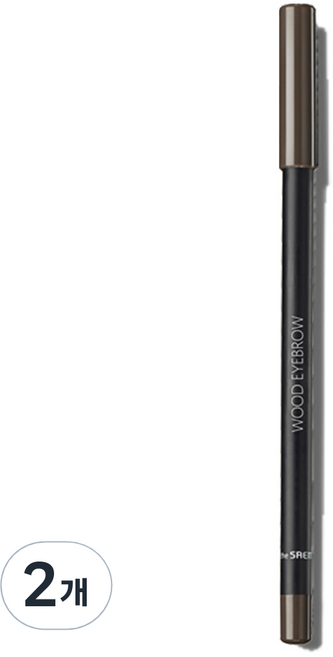 더샘 샘물 우드 아이브로우 1.8g, 03흑갈색, 2개