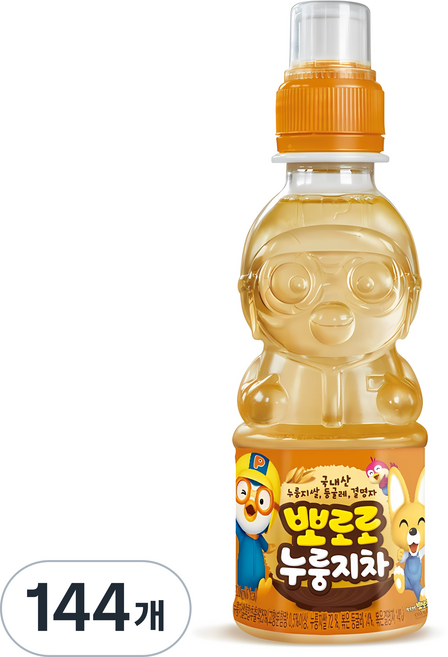 팔도 뽀로로 누룽지차, 220ml, 144개