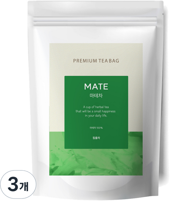 유리아 마테차 삼각티백, 3개, 30개입, 1.2g