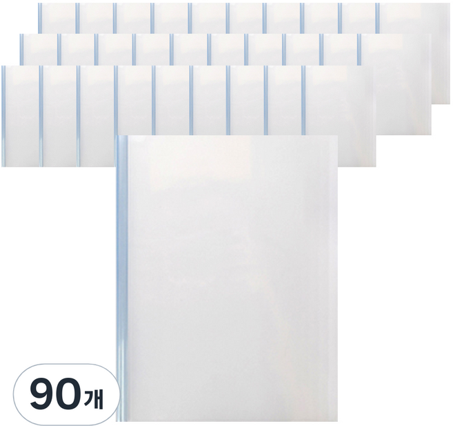 에코에코청운 둥근 쫄대화일 6mm A4, 투명, 90개