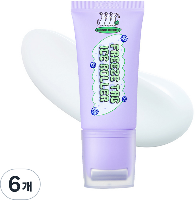 체이싱래빗 프리즈 태그 아이스 롤러, 50ml, 6개