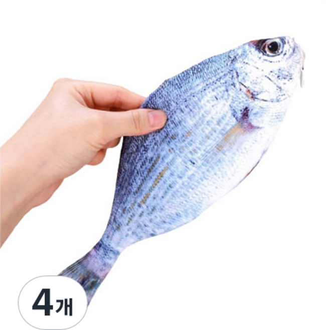 생선 필통, 뚱뚱 파랑생선, 4개