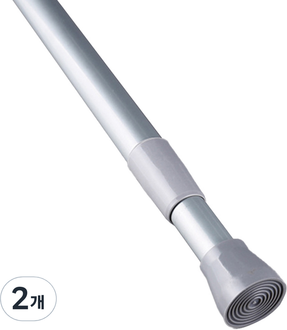 KOKIRI LIVING 多用途彈簧式伸縮桿 4號 70~120cm HCA-7011 4號, 灰色, 2個
