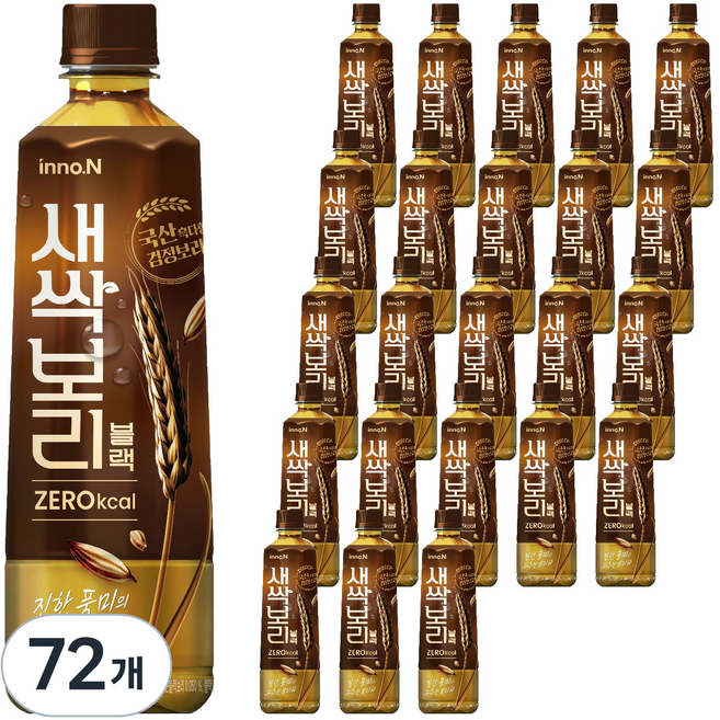 새싹보리 블랙, 72개, 500ml