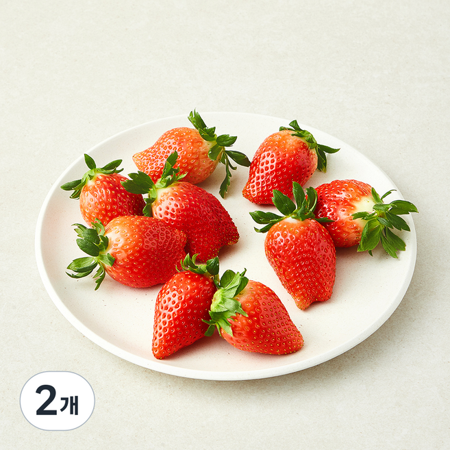 논산 킹스베리 딸기 대과, 2개, 450g