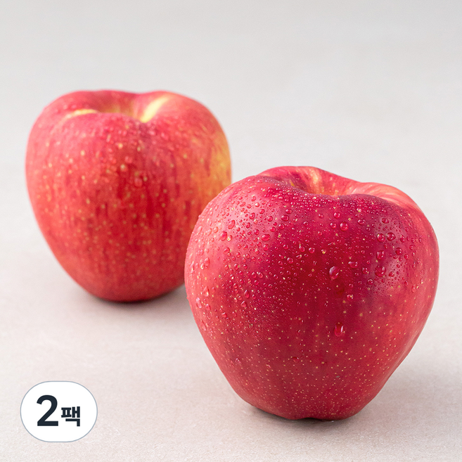 하이프루츠 저탄소인증 의성 명품 사과, 800g(2입), 2팩