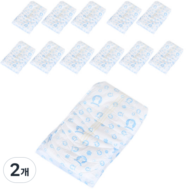 펫코노미 강아지 수컷용 칭찬해 기저귀, 소형, 12개입, 2개