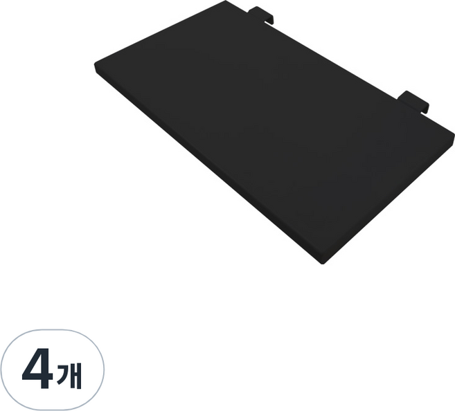 까사마루 매직 사다리형 악세서리 선반, 블랙, 4개