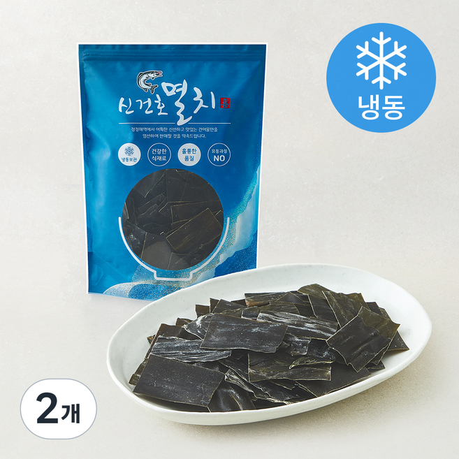 신건호멸치 완도 자른다시마 (냉동), 2개, 500g