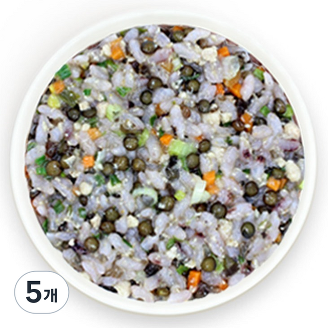 짱죽 실온이유식 완료기 아기밥 13개월부터, 160g, 5개, 렌즈콩포크밥