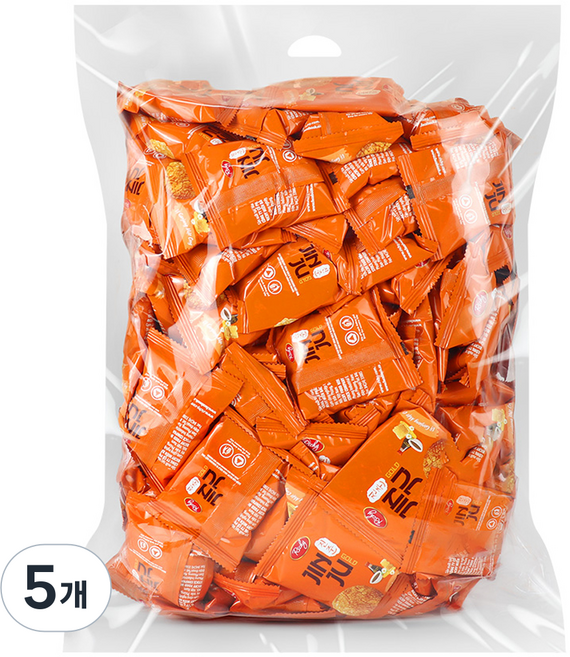 리키 진주 허니 쌀과자, 1kg, 5개