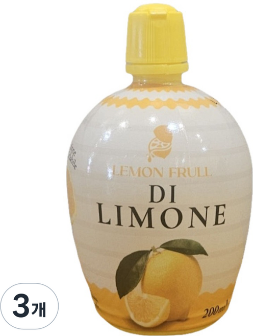 레몬프룰 레몬즙, 200ml, 3개